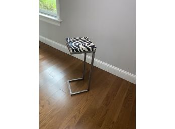 Zebra Style Side Table
