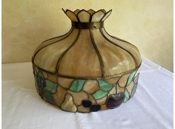 Vintage Tiffany Style Leaded Glass Lamp Shade