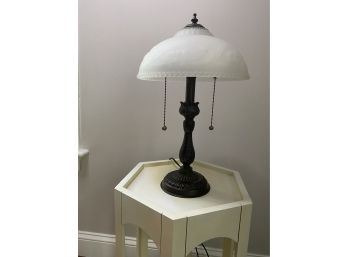 Frosted Glass Table Top Lamp