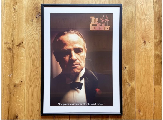 A Framed Poster Of 'The Godfather'