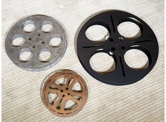 A Trio Of Vintage Film Reels