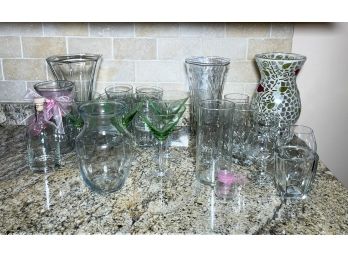 An Assortment Of Kitchen Glassware