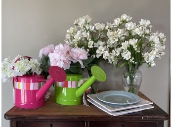 Faux Floral In Assorted Vases