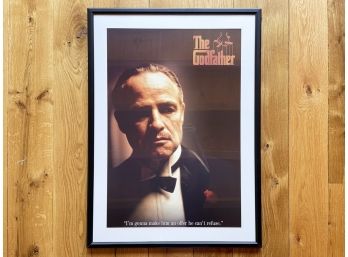 A Framed Poster Of 'The Godfather'
