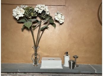 Bath Accessories And Designer Faux Floral