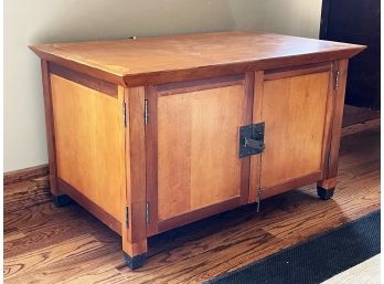 A Solid Wood Cabinet
