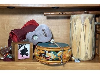 World Musical Instruments - Including Handmade Tibetan Drum