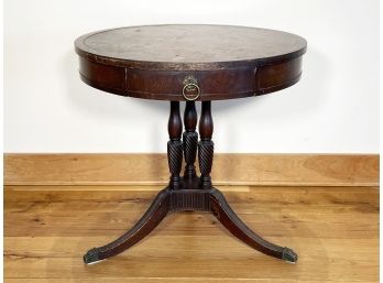 A Vintage Spindle Base Table By G. Fox & Company