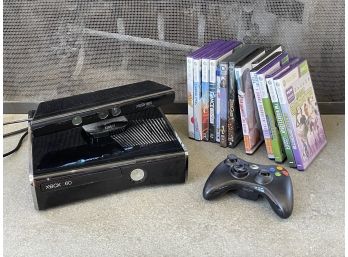 An XBox 360 And Assorted Games