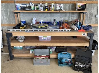 A Large Assortment Of Tools And Accessories (NOT WORKBENCH)