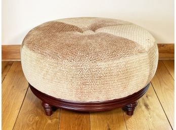 An Upholstered Ottoman By Bombay