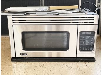 A Viking Stainless Steel Microwave