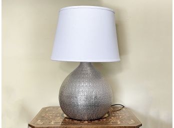 A Modern Alloy Accent Lamp