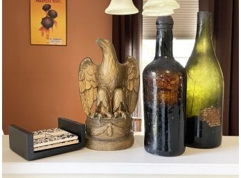 Bottles, Eagle And More Kitchen Decor