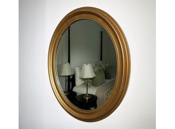 A Mirror In Vintage Gilt Wood Frame