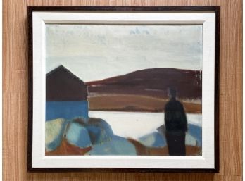 A Modern Oil On Canvas, Signed (Horif?)
