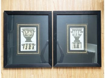 A Pair Of Beautifully Framed Vintage Grecian Vase Prints (2 Of 2)