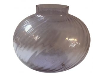 Lavender Fishbowl Vase