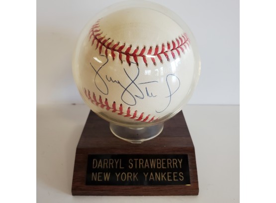 Signed Yankees Darryl Strawberry Official Rawlings AL Ball