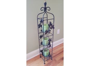 Three Tier Metal Candle Holder