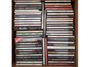 Large Asst Country Music CD Lot