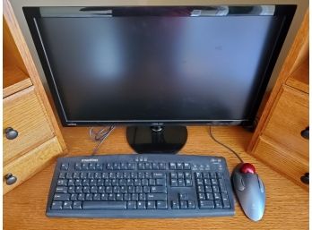 Asus 24' Monitor Keyboard And Mouse Lot