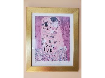 Nicely Framed Print Of ' The Kiss' By Klimt