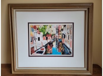 Hand Signed Water Color Called Venetian Reflections