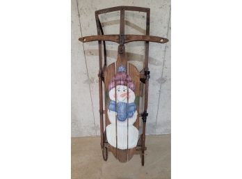Antique Hand Painted Sleigh