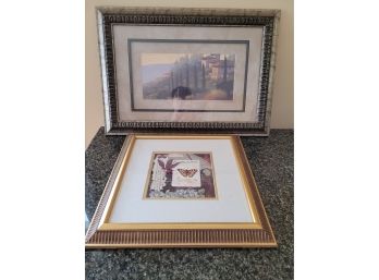 Allan Stephenson Framed Print Of Italian View With Other Print