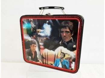 Al Pacino Scarface Metal Lunch Box With Thermos Movie Memorabilia