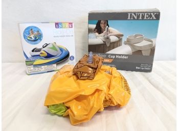 Intex Pool & Spa Lot: Inflatable Pool Toys, Spa Cup Holder
