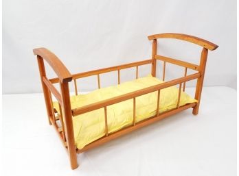 1950s  Vintage Wooden Baby Doll Crib