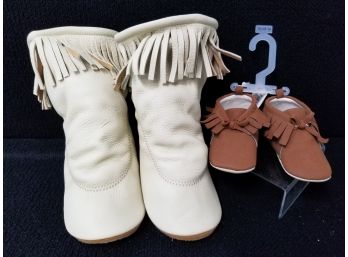 Mother & Child Moccasins Size 10  &  Size 12 - 18 Months