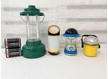 Four Outdoor Camping Lanterns Dorcey And Defiant