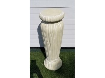 Pedestal Fiberstone   Weather Resistant Plant Stand