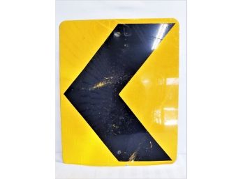 Authentic Chevron Symbol Road Traffic Sign