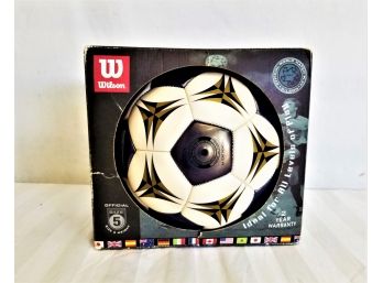 Wilson Soccer Ball   Size 5 Official