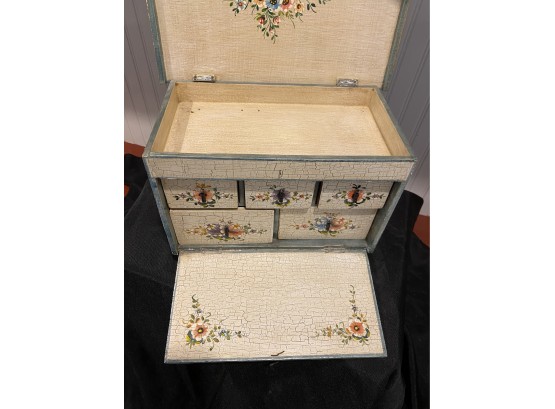Crackle Paint Jewelry Box