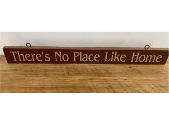 House Sign 'rules' There's No Place Like Home Wooden Sign