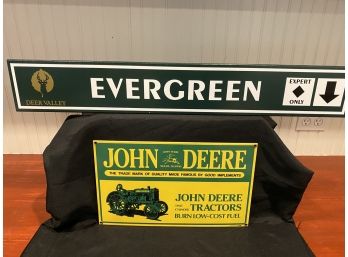 Advertising Signs Ande Rooney John Deere And Deer Valley Evergreen