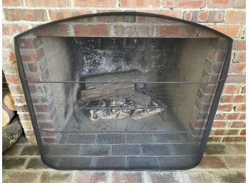 Arched Curved Fireplace Screen