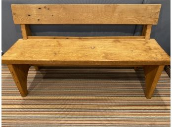A Fantastic Wood Bench,  Hand Made Reclaimed Pine  Wood
