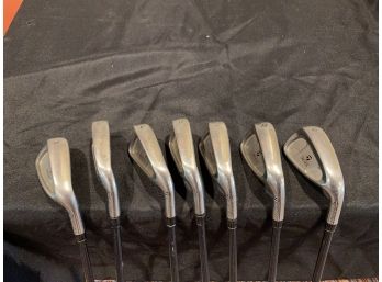 TaylorMade Set Of 7 Vintage Golf Clubs