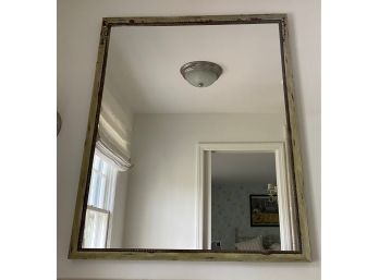 Vintage Wood Frame Distressed  Mirror