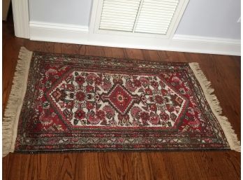 Beautiful / Vintage Handmade Persian Rug - Great Colors - Great Condition With Old Label