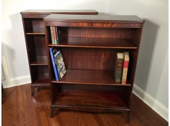 Great Looking Matching Pair Of Mahogany Book Cases / Shelves - 1930s - 1940s VERY NICE Pair