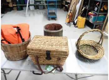 Baskets And A Barrel