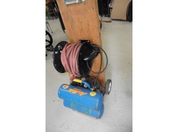 Compressor Air Mate 2 Drum With Hose And Reel And Cart