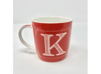 Home Essentials Decorative Letter K Mug